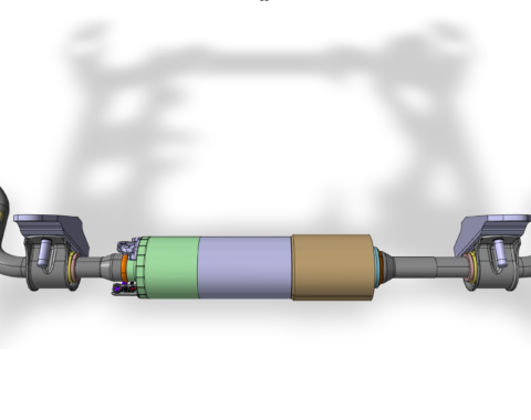 Characterisation of an Electromagnetic Roll Control with Blocked Forces